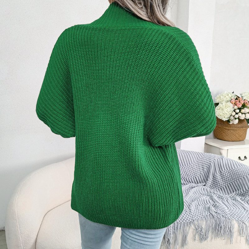 Batwing Sleeve Loose Cardigan Coat - Image 6