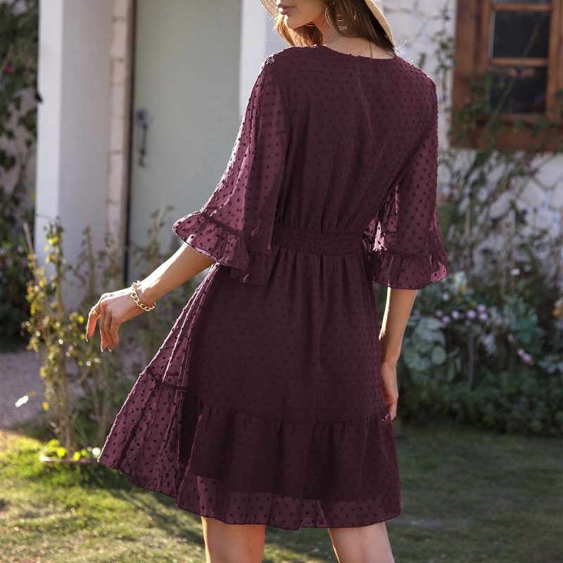 Elegant Summer Chiffon Dress - Image 7