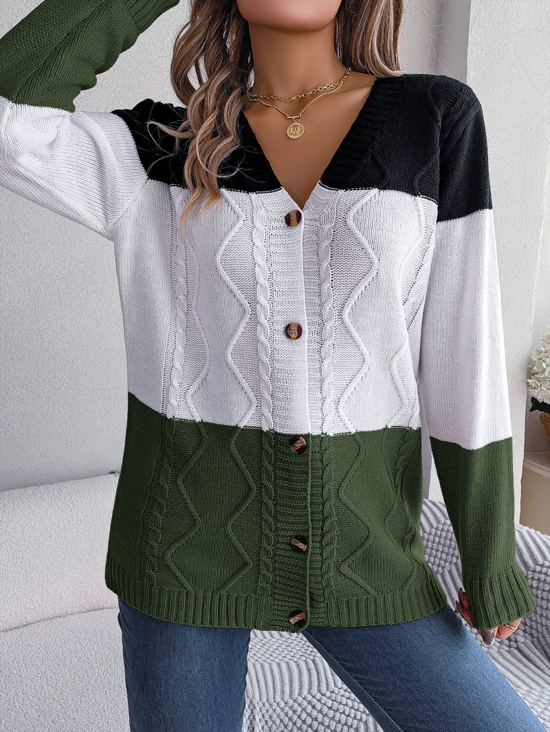 Button Long Sleeve Cardigan - Image 2