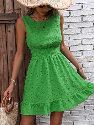 Sleeveless Slimming Dress