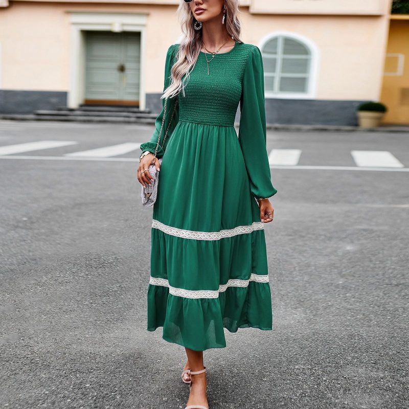 Elegant Long Sleeve Dress - Image 2
