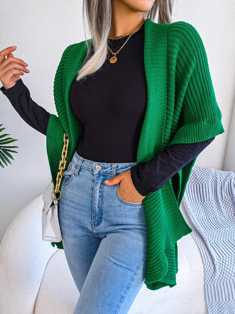 Casual Loose Cardigan Sweater Coat - Image 3