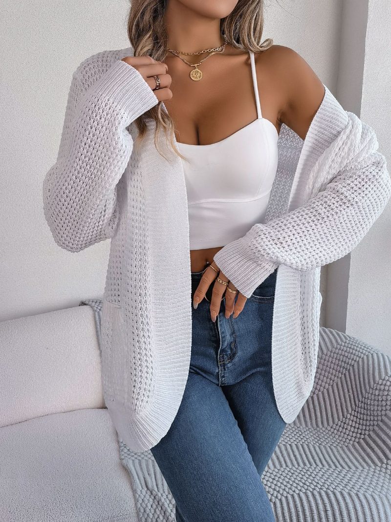Long Sleeve Knit Sweater Cardigan - Image 2