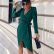 Elegant Fall V-Neck High Waist Women's Noble Dress