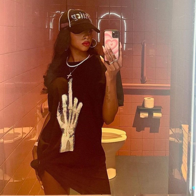 Million Holy Dress round Neck Short Sleeve Finger Pattern Halloween Dress for Women - Image 3