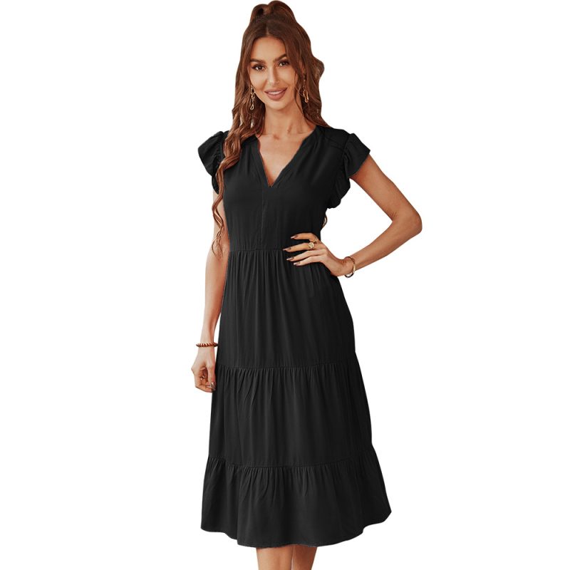 Sexy V-neck Babydoll Dress - Image 5