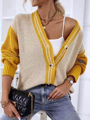 Chic Single Breasted Cardigan Coat