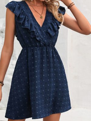 Chic Polka Dot Mini Dress – Women’s Summer Casual