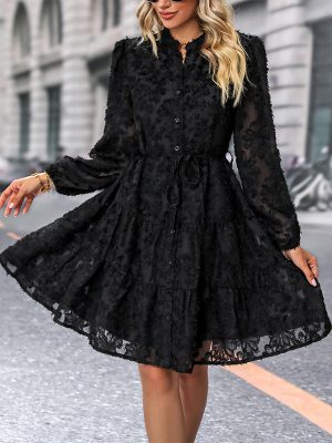 Autumn Long Sleeve Women Clothing Dress