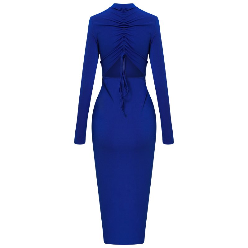 Women's Autumn/Winter Zipper Long Sleeve Dress - Image 4