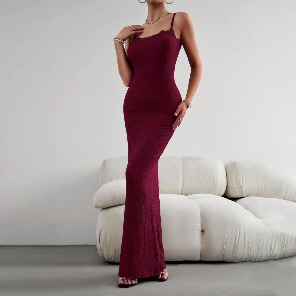 Slim Strap Dress - Autumn - Image 2