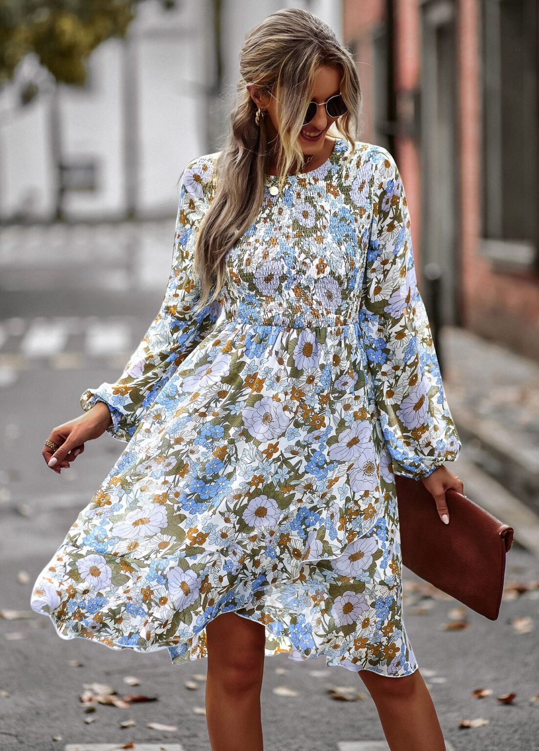 Crow Neck Casual Dress for Women - Image 5