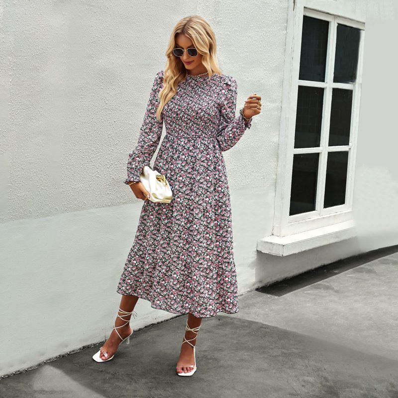 Four Seasons Floral Long Sleeve Dress - Image 3