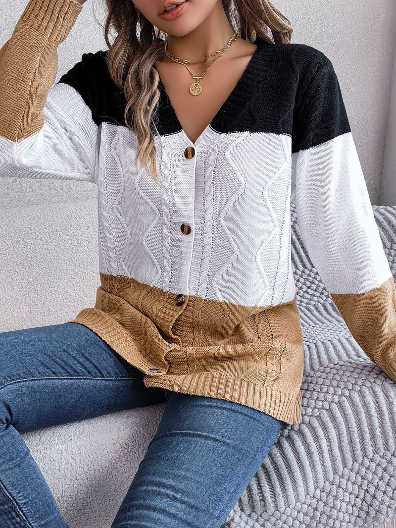 Button Long Sleeve Cardigan - Image 4