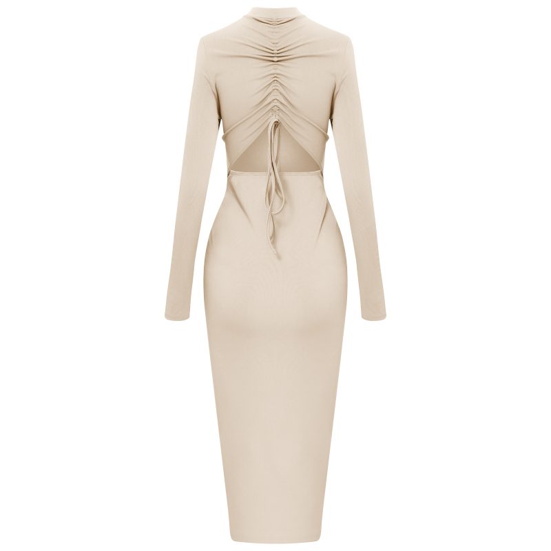 Women's Autumn/Winter Zipper Long Sleeve Dress - Image 5