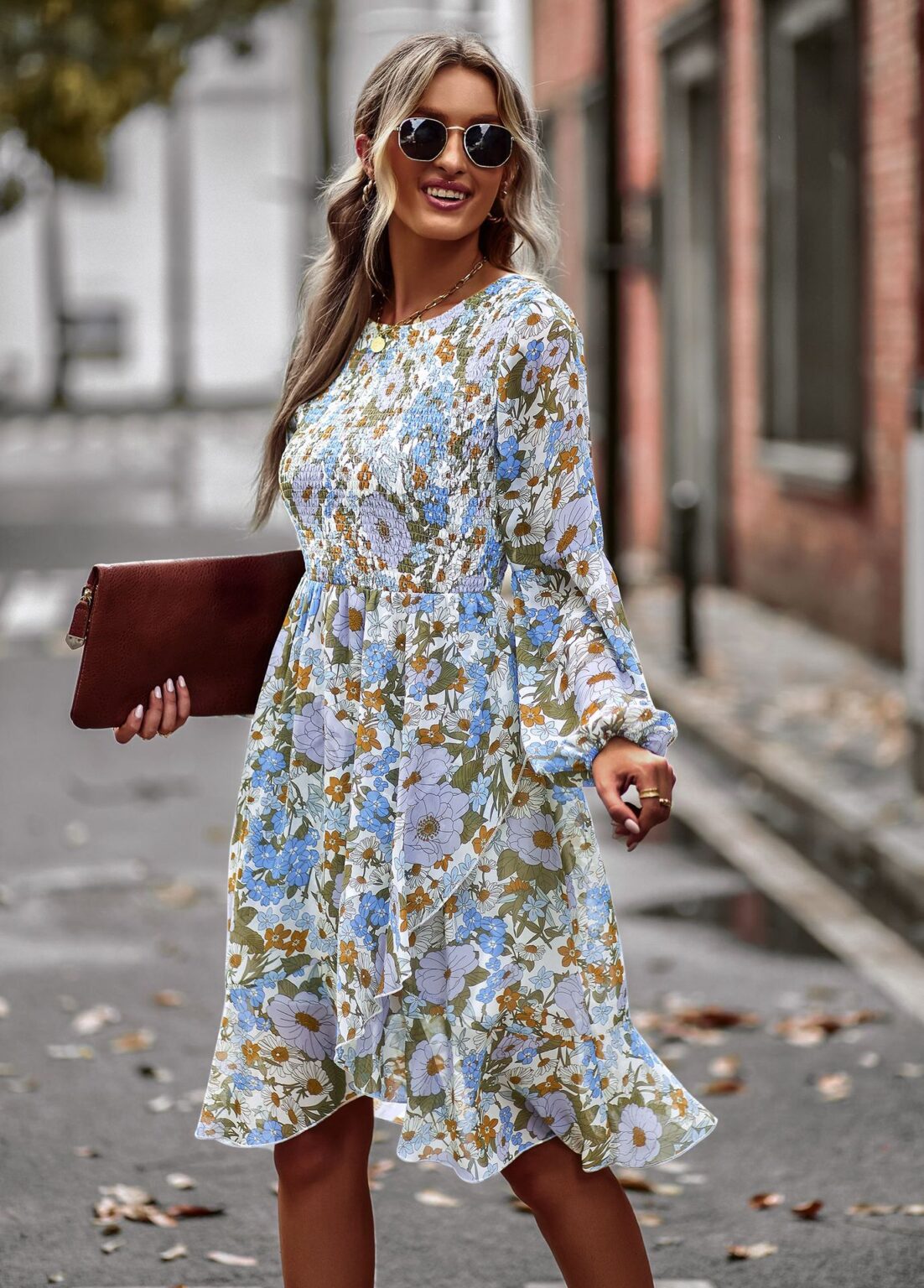 Crow Neck Casual Dress for Women - Image 6