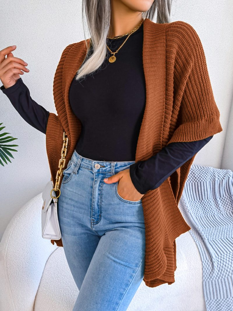 Casual Loose Cardigan Sweater Coat - Image 5