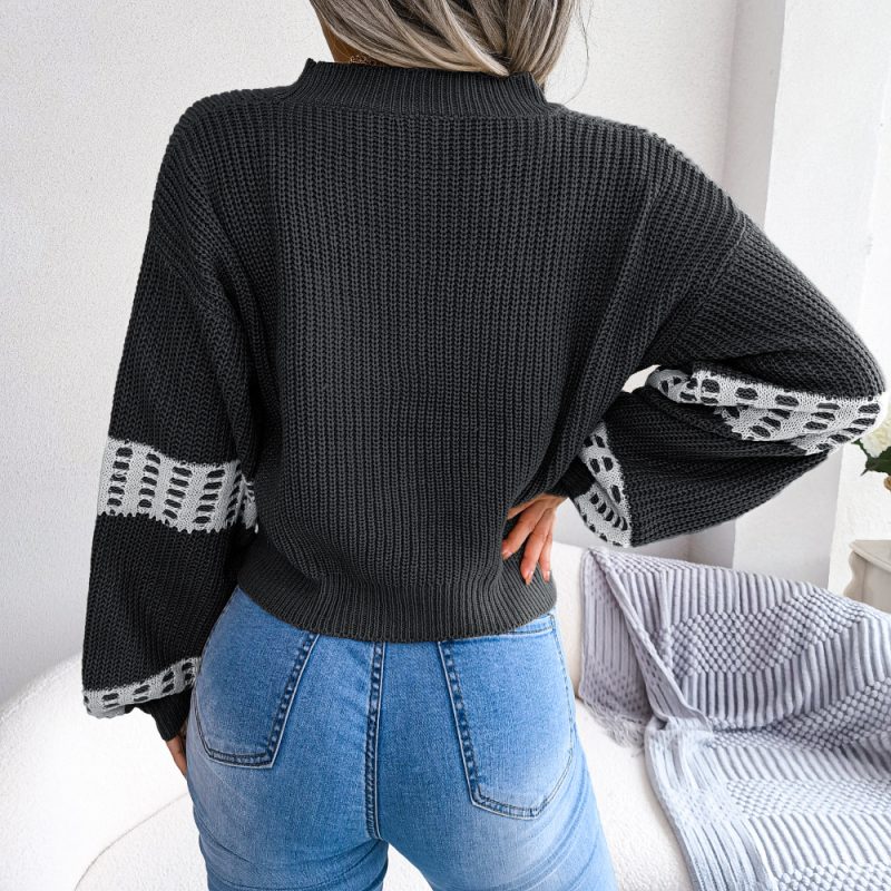 Lantern Sleeve Cardigan Coat - Autumn Winter Women's Fashion - Image 10