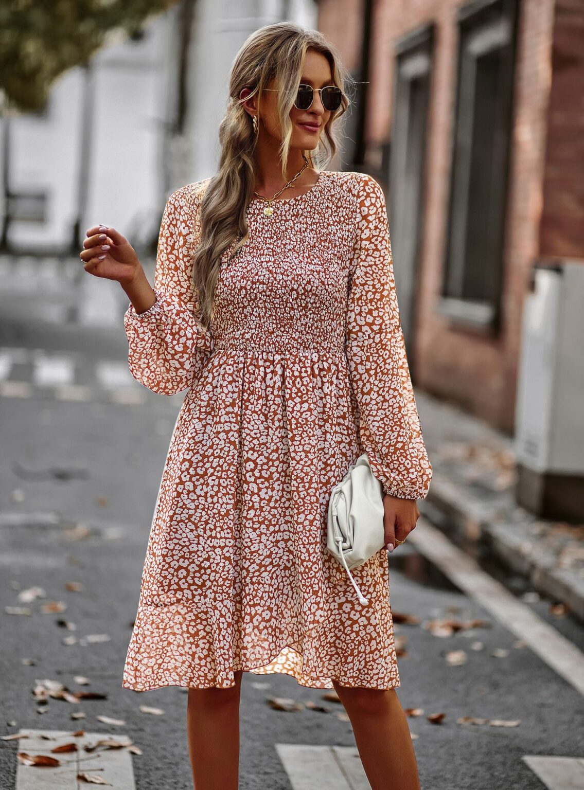 Crow Neck Casual Dress for Women - Image 4
