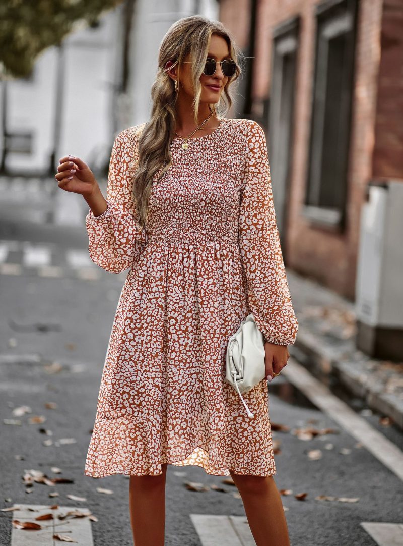 Crow Neck Casual Dress for Women - Image 4