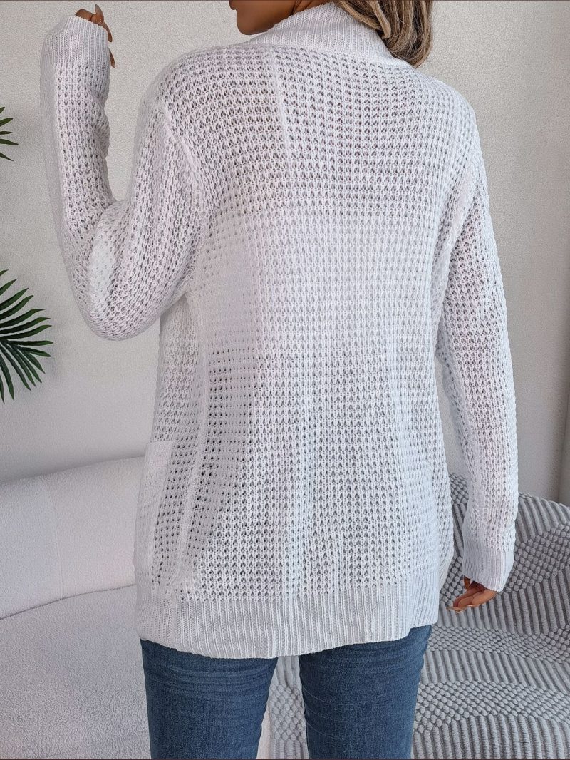 Long Sleeve Knit Sweater Cardigan - Image 6