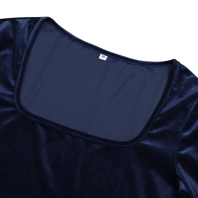 Chic Velvet Sheath Dress - Image 5