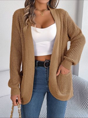 Long Sleeve Knit Sweater Cardigan