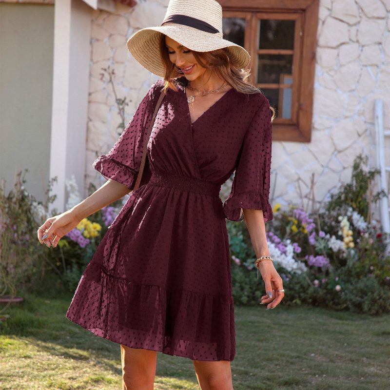 Elegant Summer Chiffon Dress - Image 8