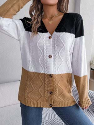 Button Long Sleeve Cardigan