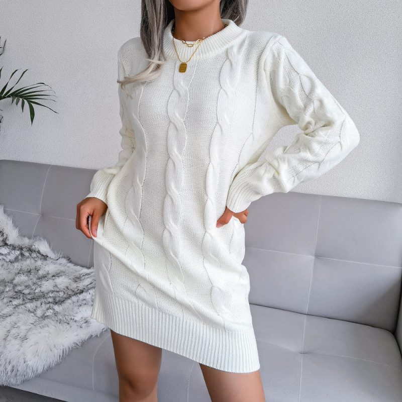 Twist Package Hip Knitted Dress - Image 6
