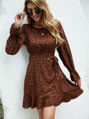 Office-Ready Long Sleeve Dress for Autumn