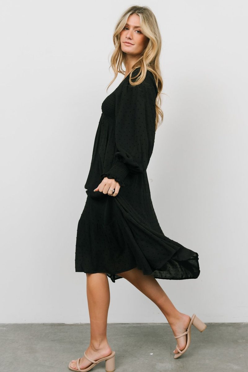 V-Neck Flounce A-Line Hem Dress - Image 7