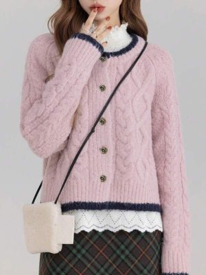 Thickened Cardigan Sweater