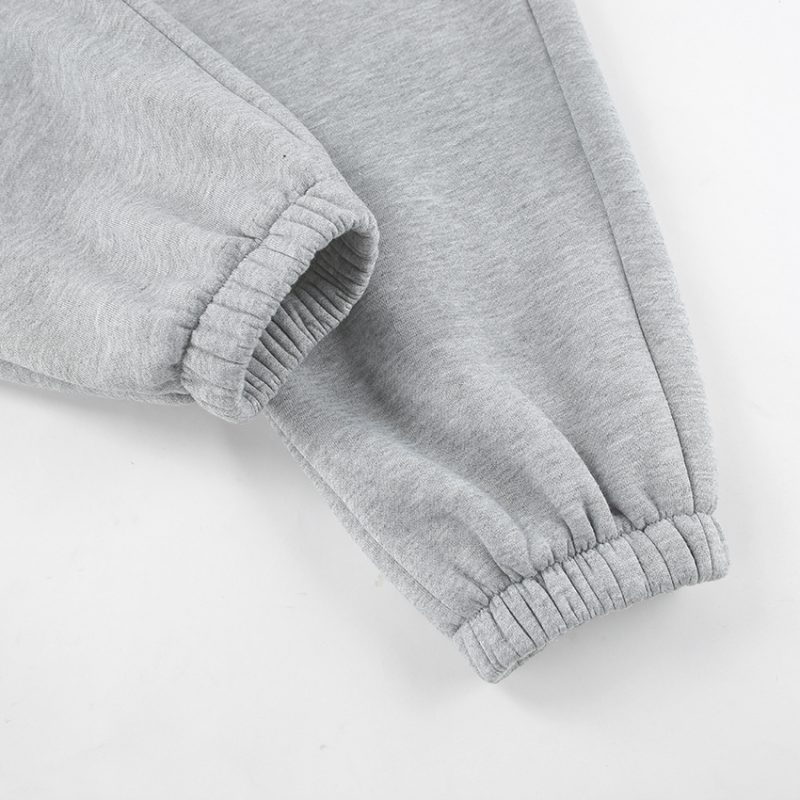 Fleece Pullover and Elastic Band Trousers Sports Set - Image 8