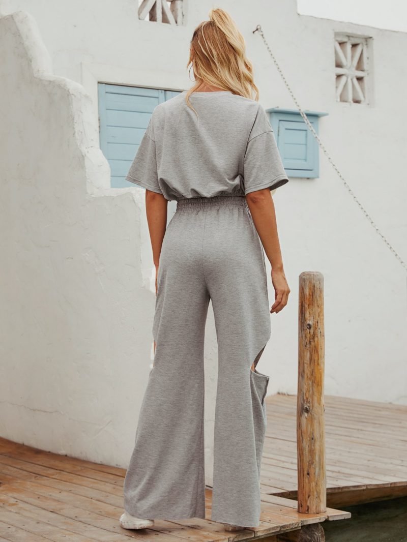 Casual Ripped Sports Pants - Image 5