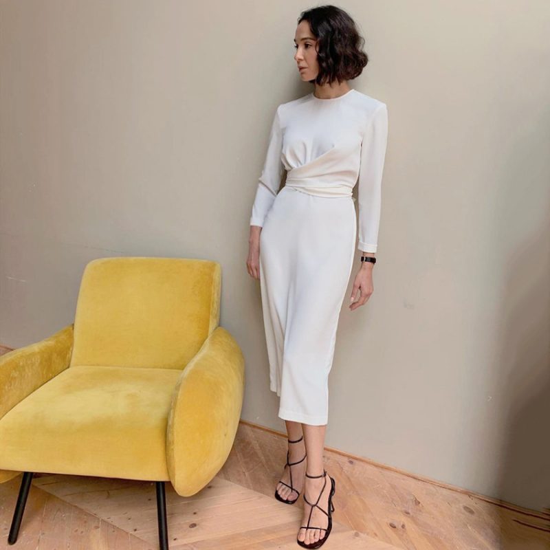 Autumn/Winter Long Sleeve Slim Dress - Image 4