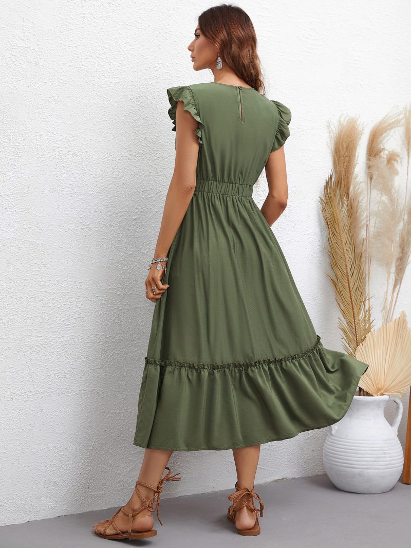 Sleeveless High Waist Maxi Dress for Women - Image 5