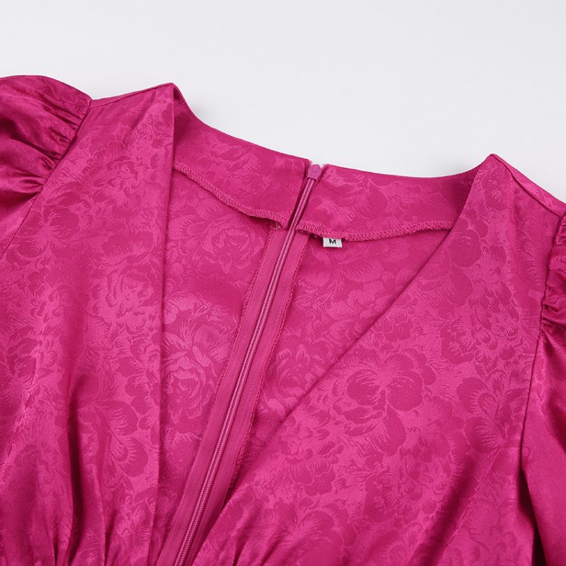 Autumn Sexy Jacquard Dress - Image 6