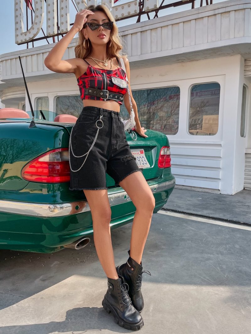 Summer High Waist Slimming Loose Hole Jeans - Image 6