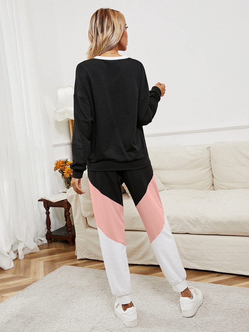 Casual Sports Sweater & Trousers Set for Women - Image 4