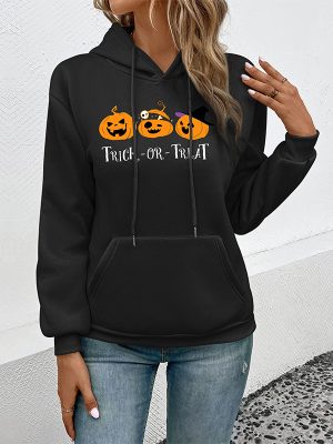 Halloween Printed Sweater for Women