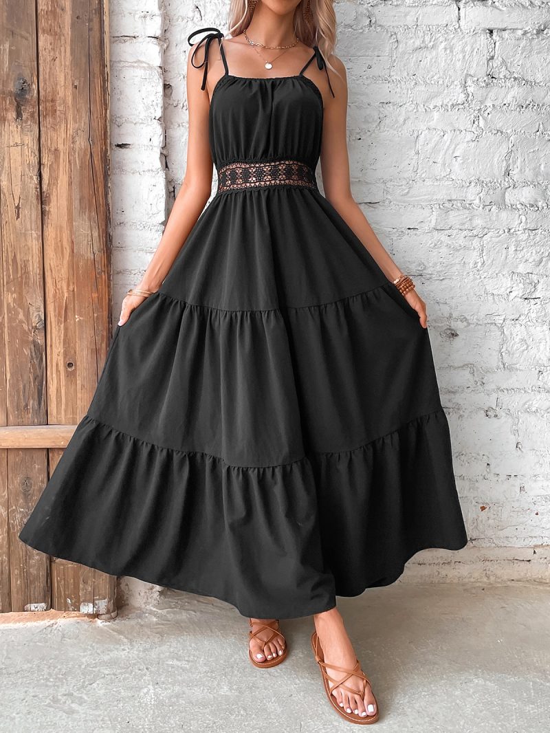 Black Camisole Maxi Dress - Image 2