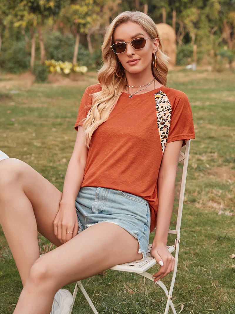 Leopard Print Short Sleeve T-Shirt - Image 4