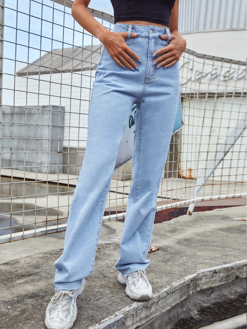 Wide Leg High Waist Jeans Women - Image 5