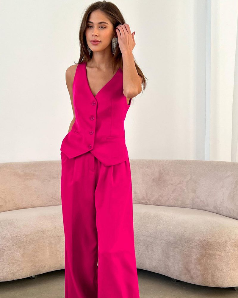 High-Grade Office Casual Two-Piece Vest Set - Image 6