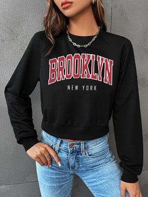 Long Sleeve Letter Graphic Sweater