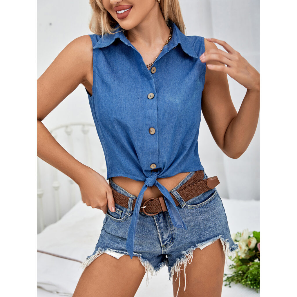 Sexy V-Neck Slim Fit Shirt - Image 3