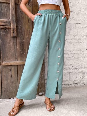 High Waist Slimming Casual Pants