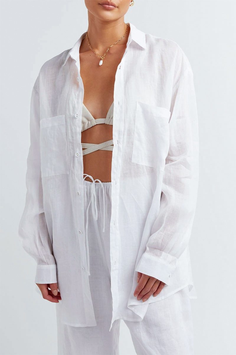 Spring Long Sleeve Shirt and Trousers Two-Piece Set - Image 6