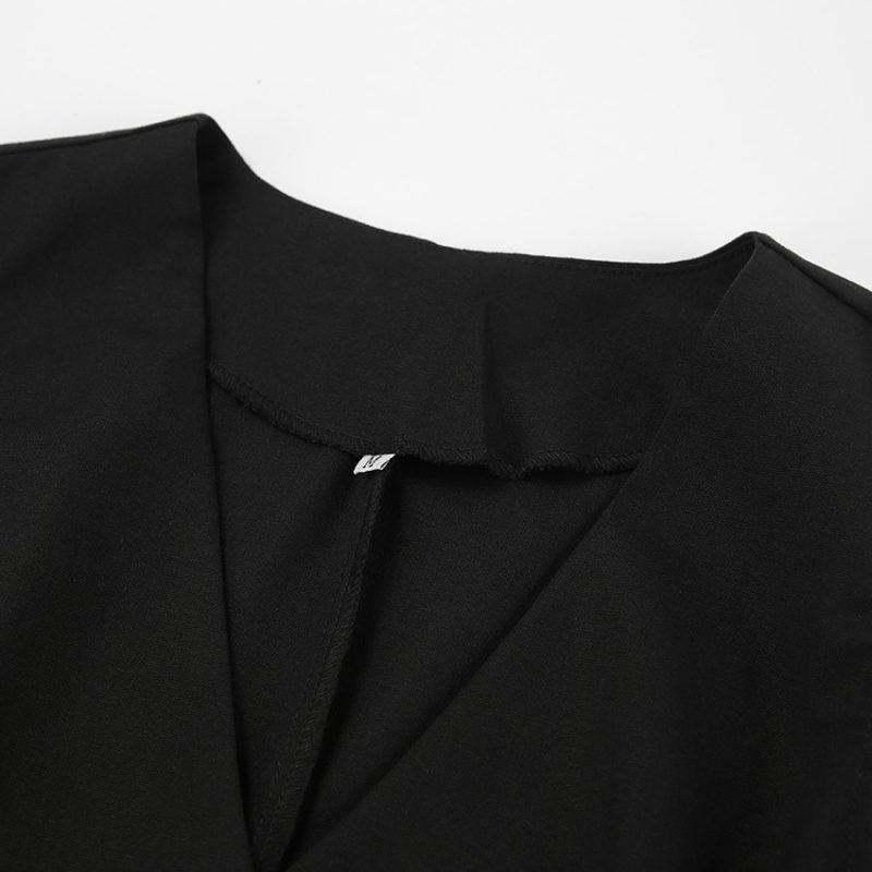 Jacket Trousers 2-Piece Summer Cotton Linen Suit - Image 6